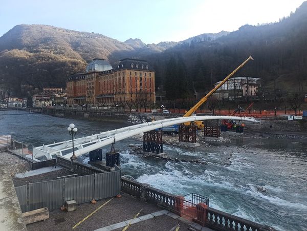 opere di carpenteria metallica di basamento per ponte presso SAN PELLEGRINO TERME