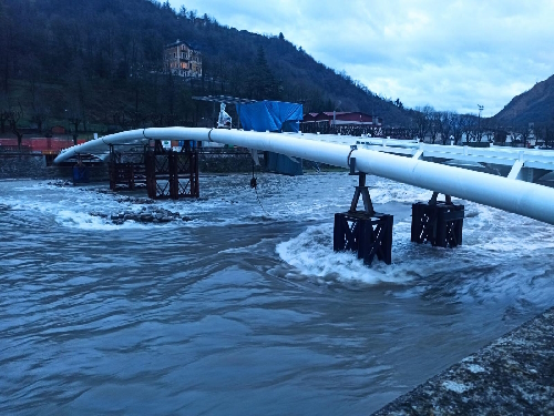 opere di carpenteria metallica di basamento per ponte presso SAN PELLEGRINO TERME